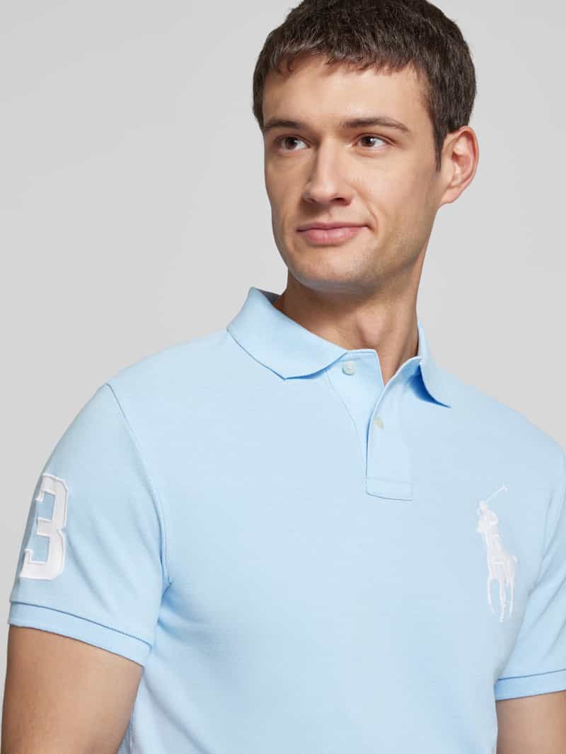Polo Ralph Lauren Regular fit poloshirt met labelstitching