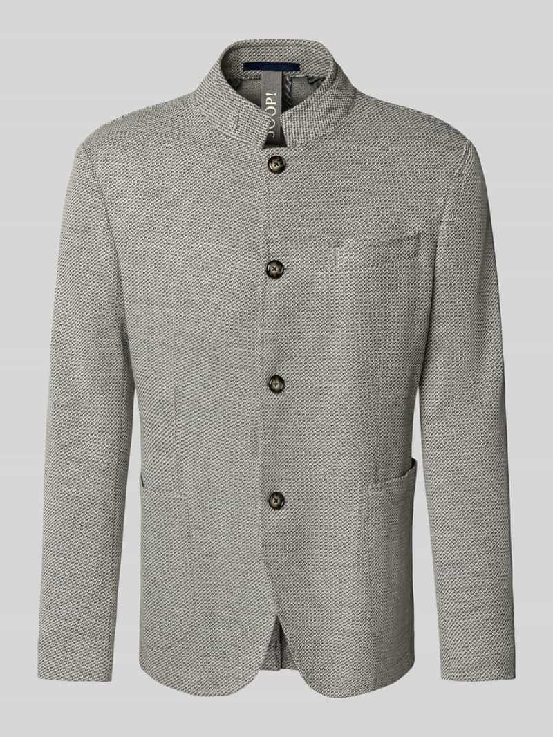 JOOP! Collection Slim fit colbert met opstaande kraag model 'Hiro'