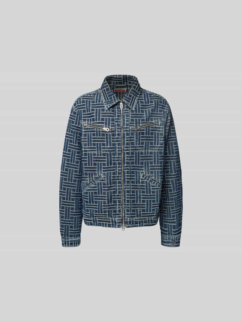 Jeansjack met ritssluiting