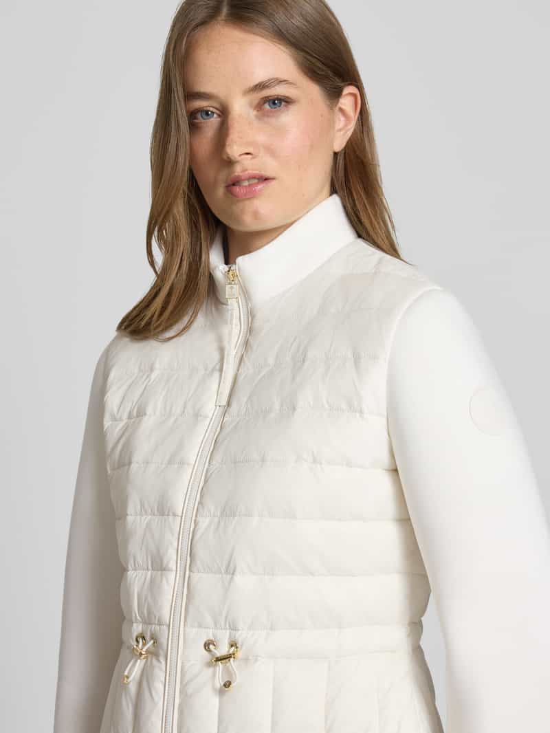 Joop! Gewatteerd jack met viscose en opstaande kraag model 'Ondine'