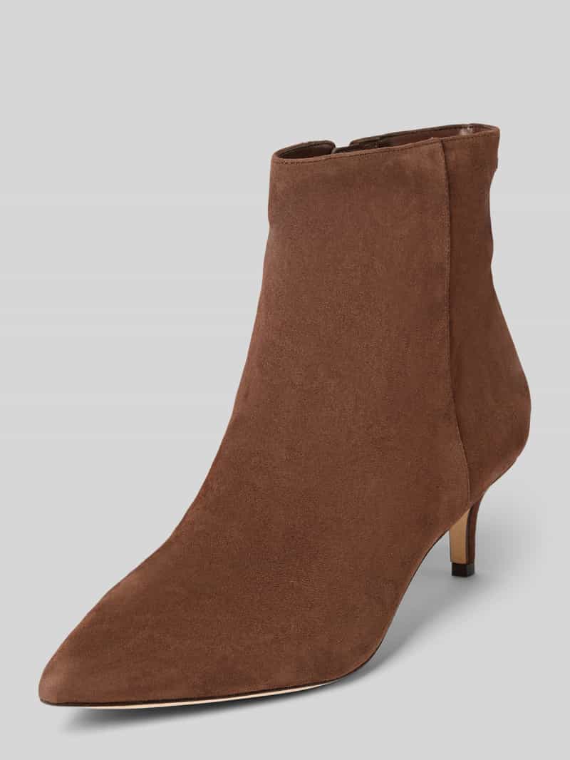 Lauren Ralph Lauren Leren laarsjes met naaldhak, model 'MCKAY'