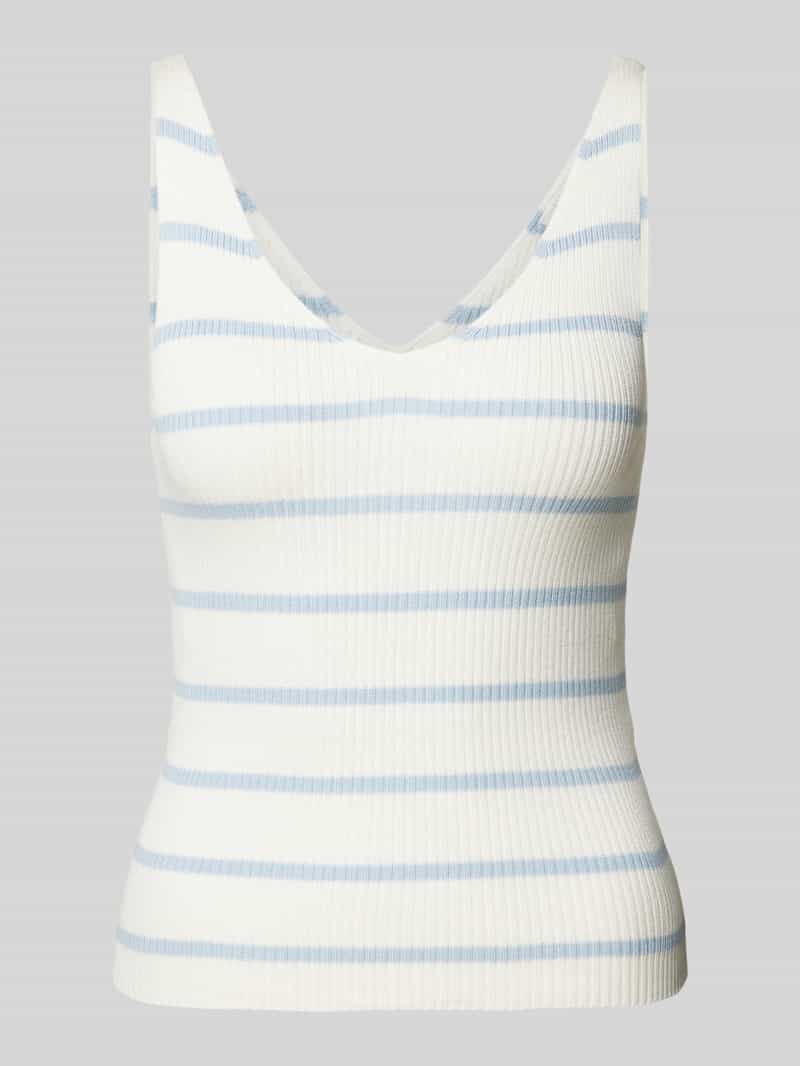 Only Gebreide top met V-hals model 'MEDDI'