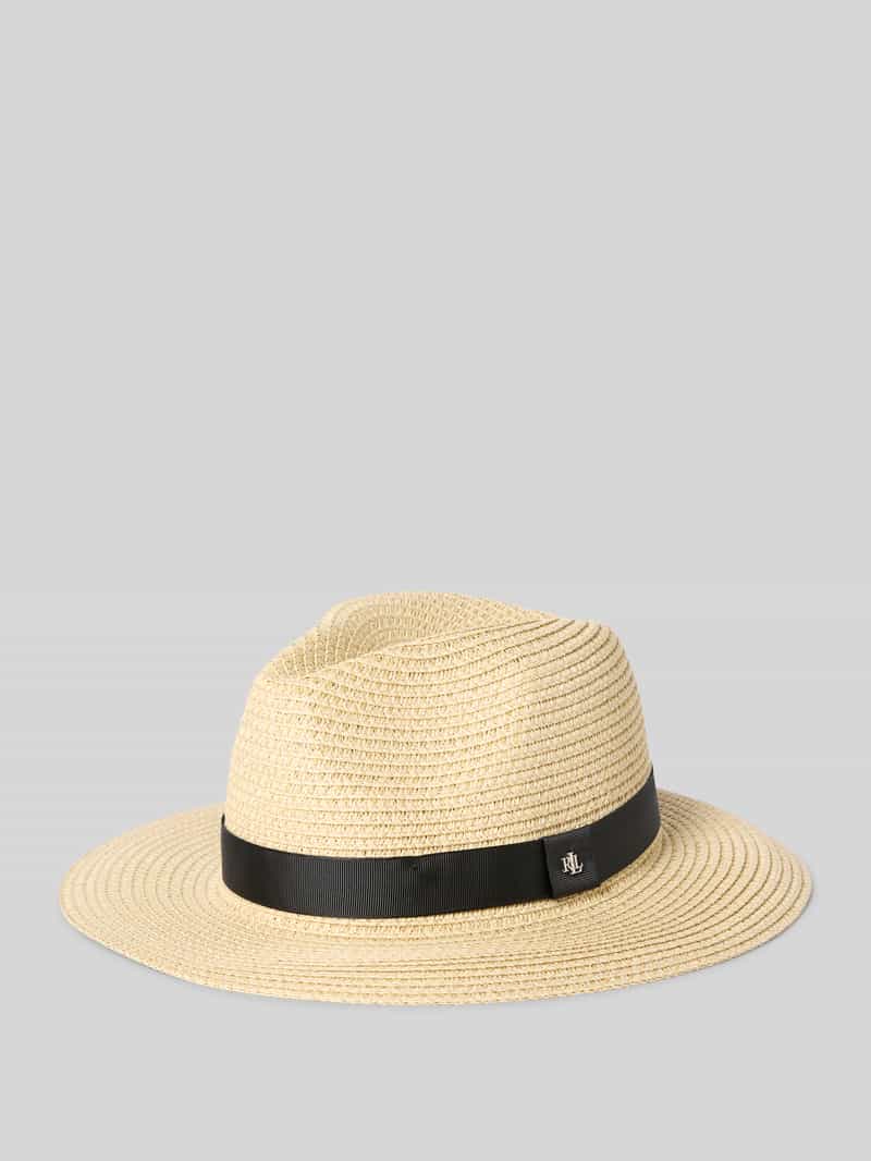 Lauren Ralph Lauren Hoed met hoedband en labeldetail model 'FEDORA'