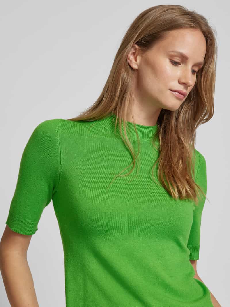 comma Gebreid shirt met opstaande kraag