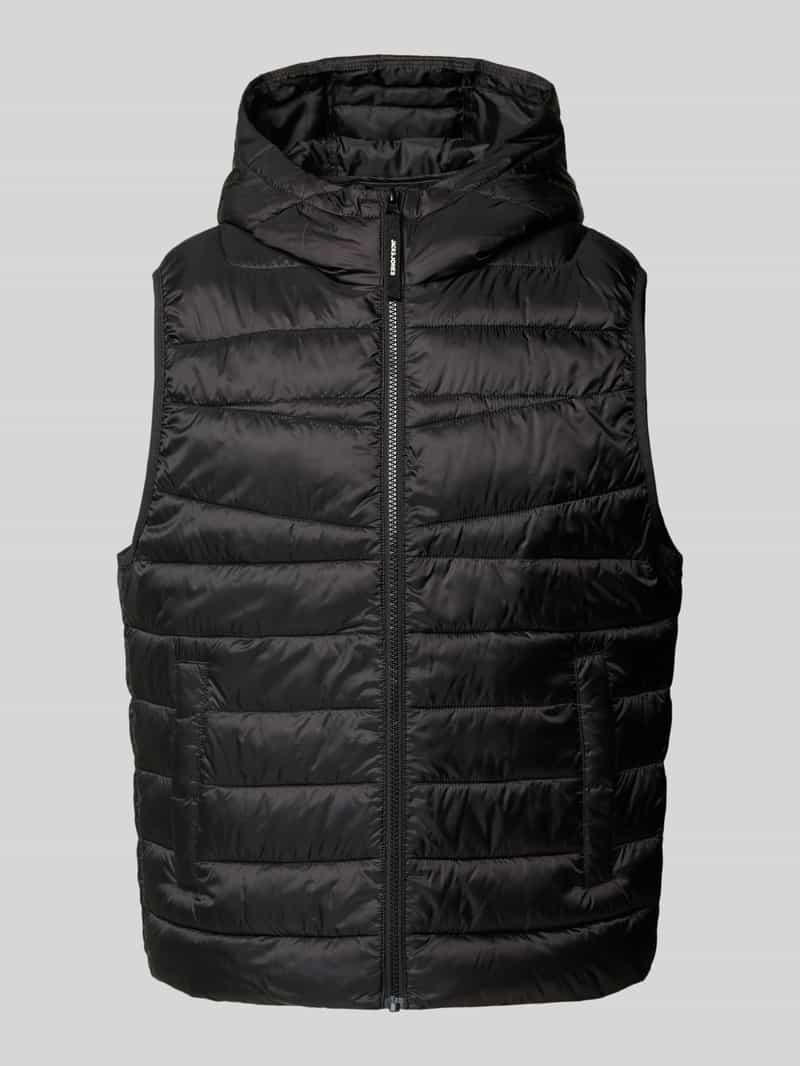 jack & jones Bodywarmer met capuchon en steekzakken