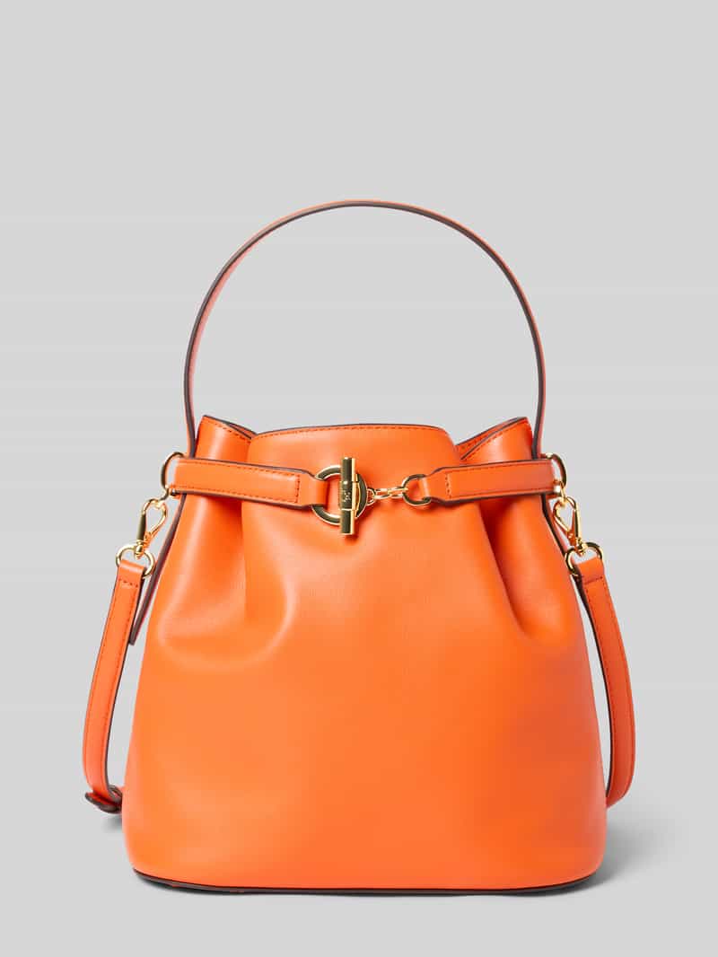 Lauren Ralph Lauren Bucket bag van echt runderleer