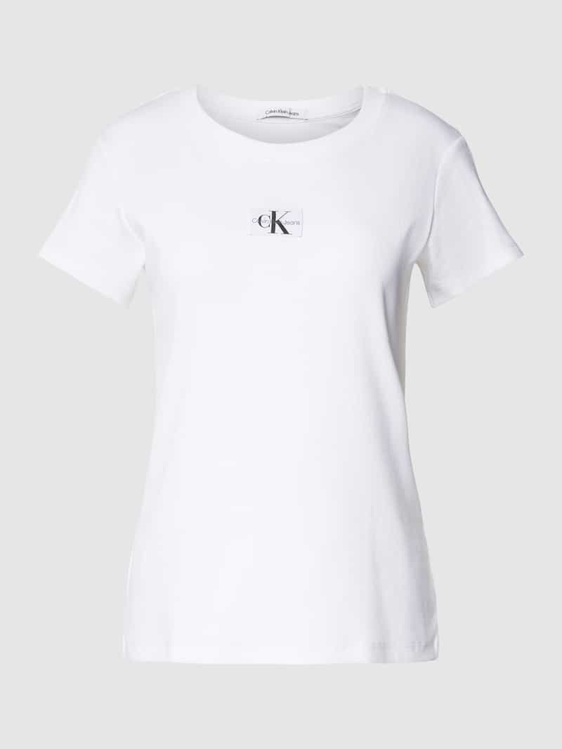 Calvin Klein Jeans Slim fit T-shirt in riblook