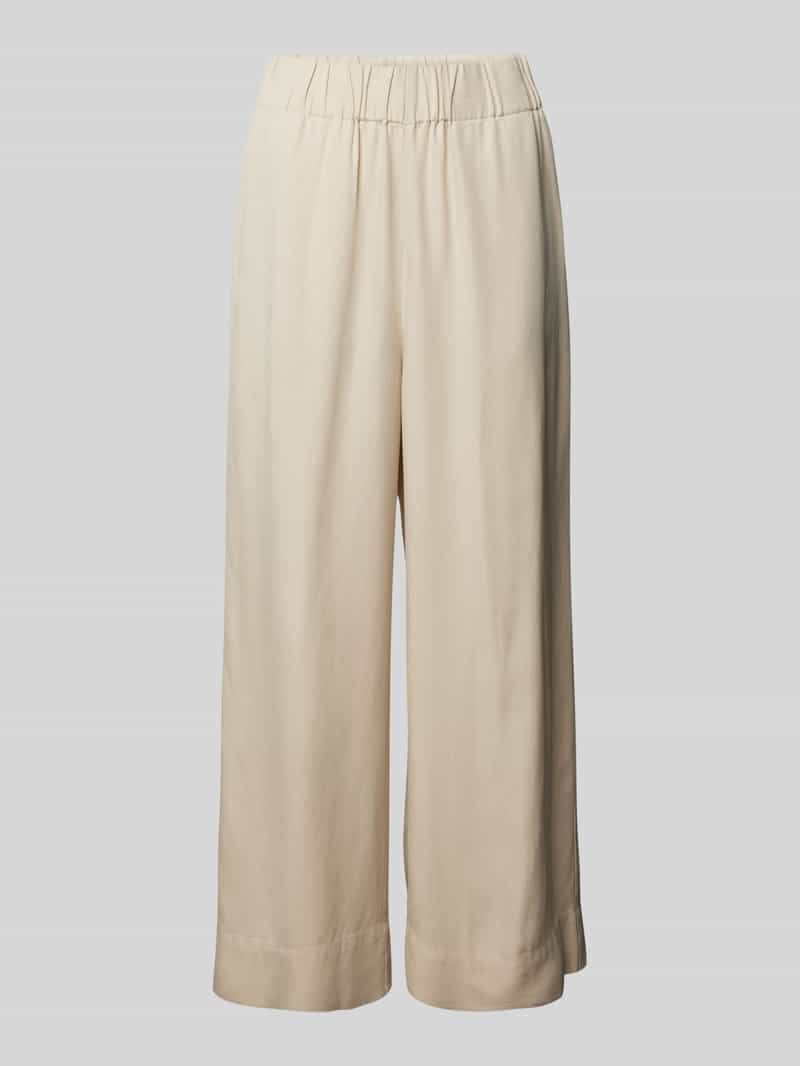 Marc O'Polo DENIM Wide leg stoffen broek met verkort model