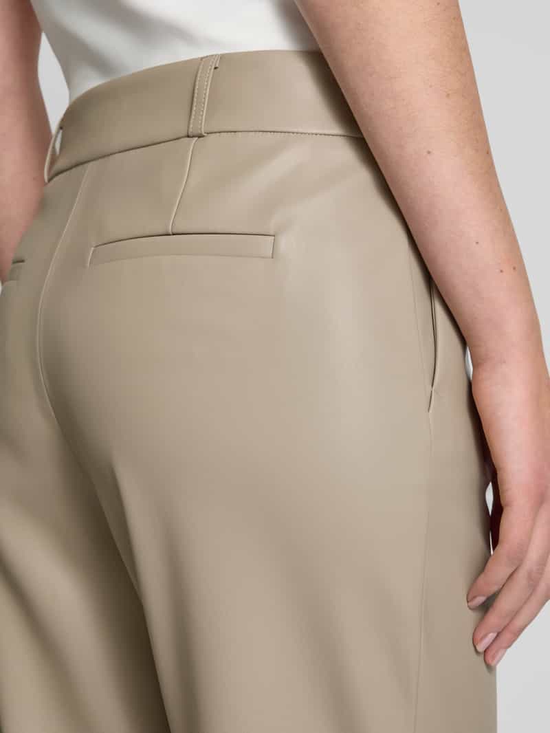 Christian Berg Woman Selection Slim fit broek in leerlook