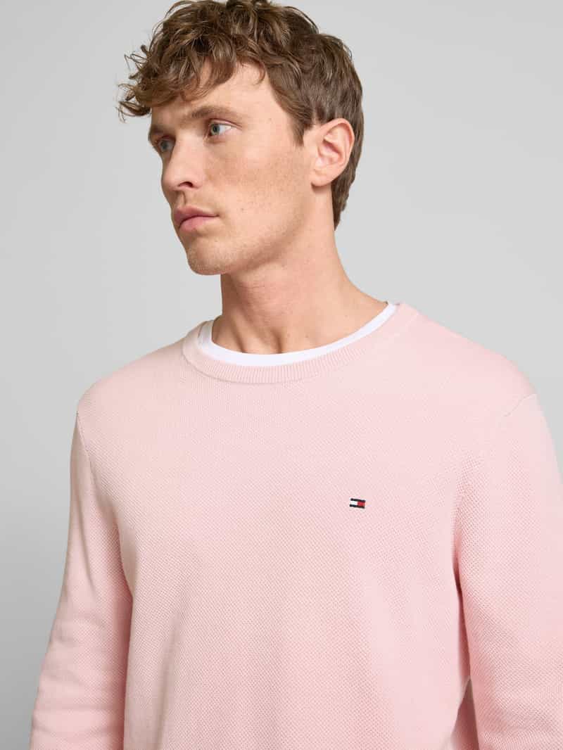 Tommy Hilfiger Gebreide pullover met logostitching
