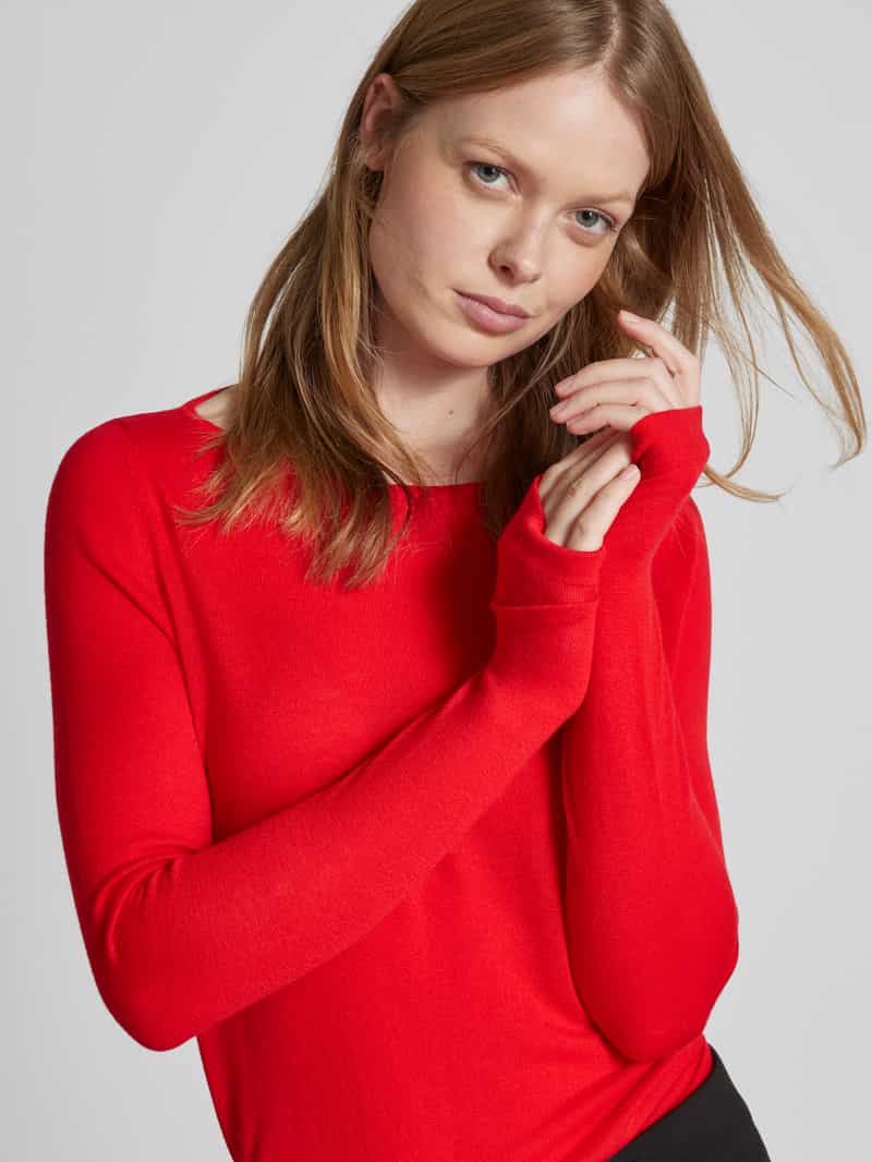 Christian Berg Woman Selection Wollen pullover met boothals