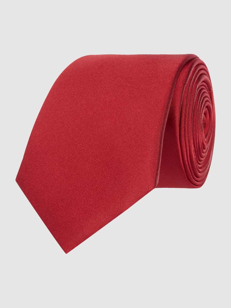 MONTI Krawatte aus reiner Seide (6 cm) in Rot, Größe 1 97925471