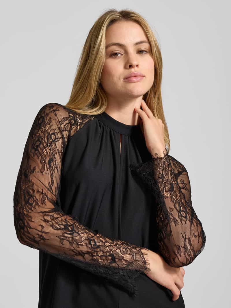 Vero Moda Regular fit blouse met opstaande kraag model 'MILLA'