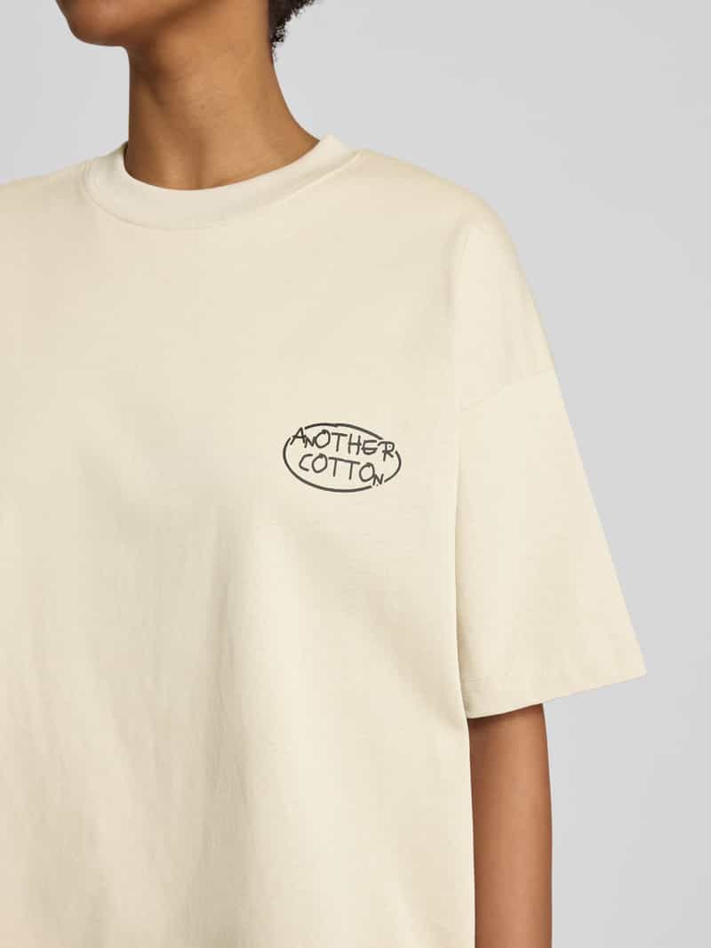 ANOTHER COTTON LAB Oversized T-shirt met labelprint