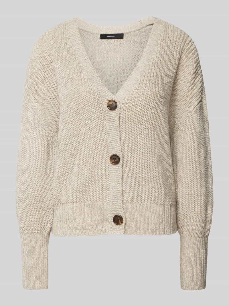 Vero Moda Regular fit gebreid jack met ballonmouwen model 'LEA'