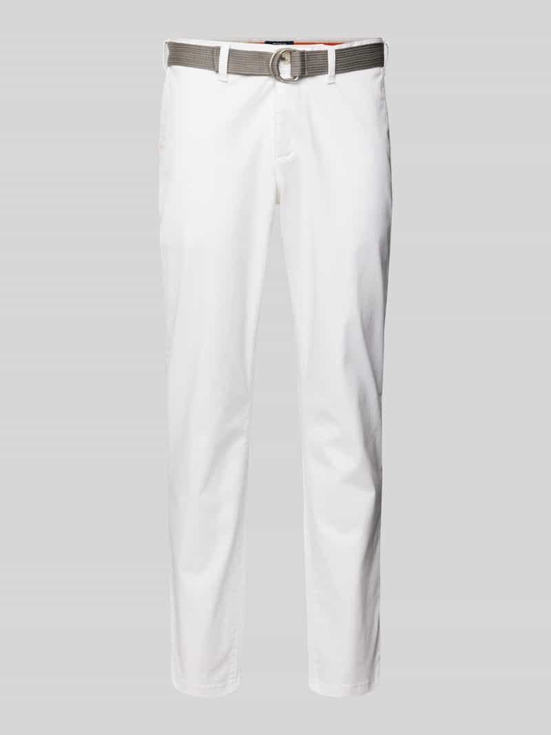 MCNEAL Slim fit chino met riem