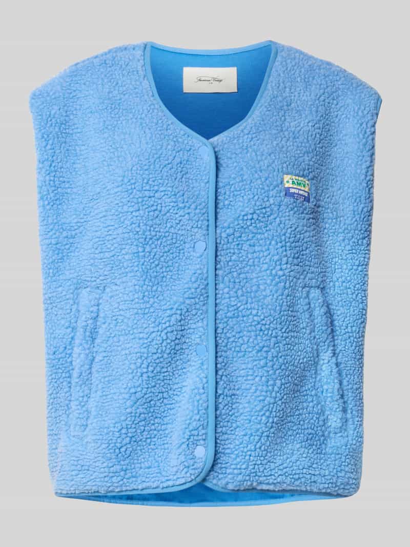American vintage Regular fit gilet met logopatch model 'Hoktown'
