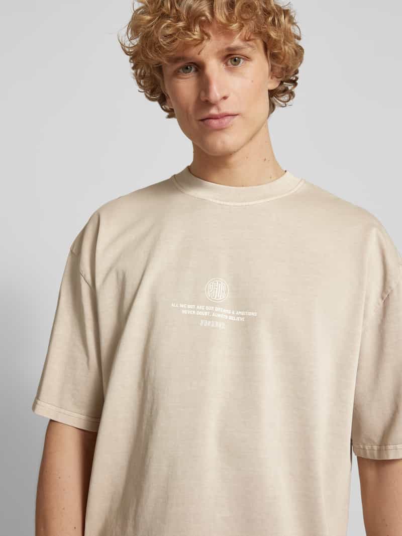 Pegador Oversized T-shirt met labelprint model 'BAYLOR'