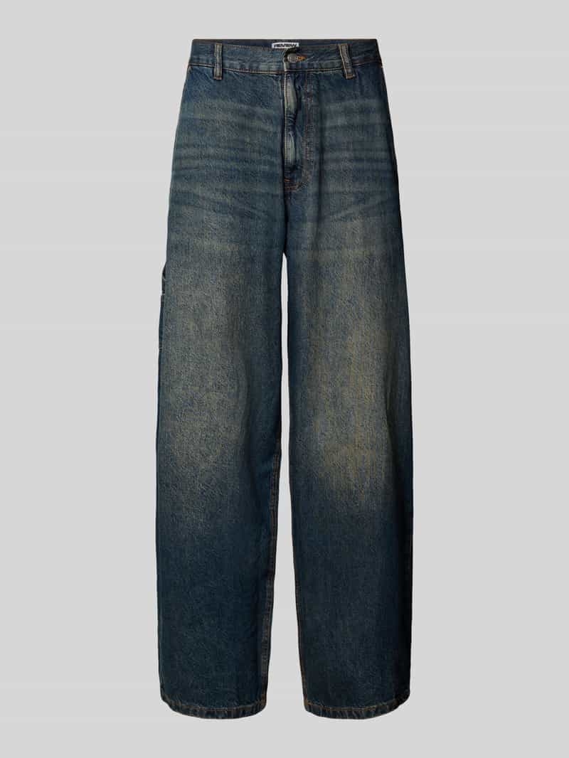 REVIEW Baggy fit jeans met Franse steekzakken