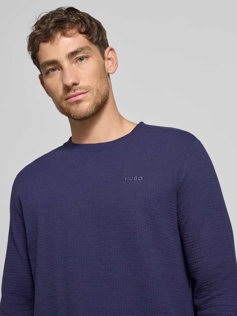 HUGO Regular fit shirt met lange mouwen van katoenmix model 'AUSTIN'