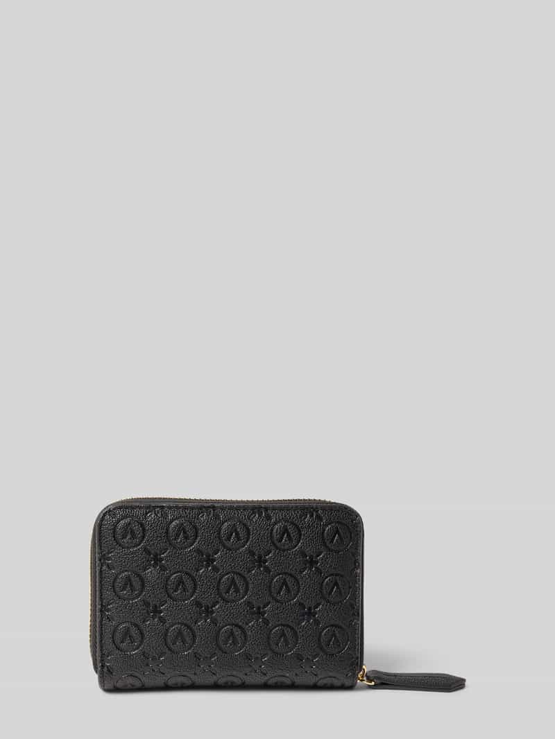 VALENTINO BAGS Portemonnee met all-over reliëflogo model 'Samba'