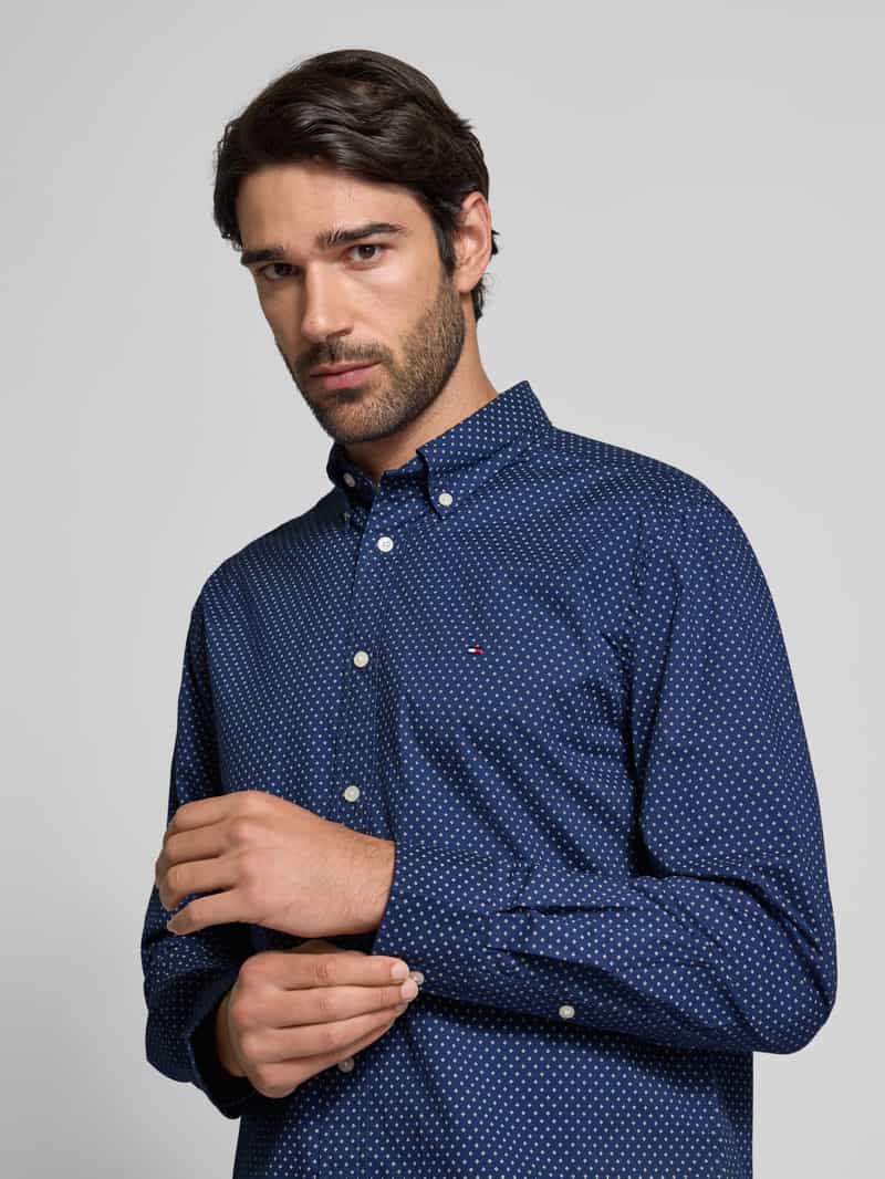 Tommy Hilfiger Regular fit vrijetijdsoverhemd van puur katoen
