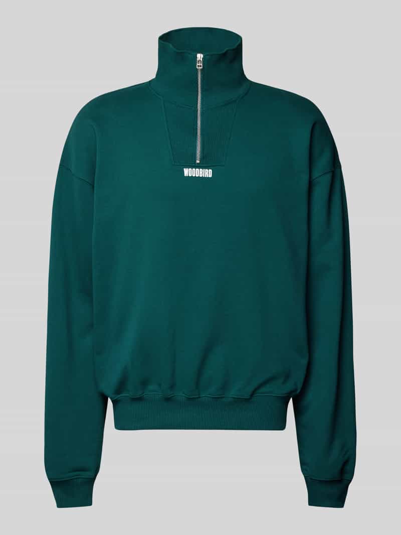 WOODBIRD Sweatshirt met opstaande kraag model 'LEE'