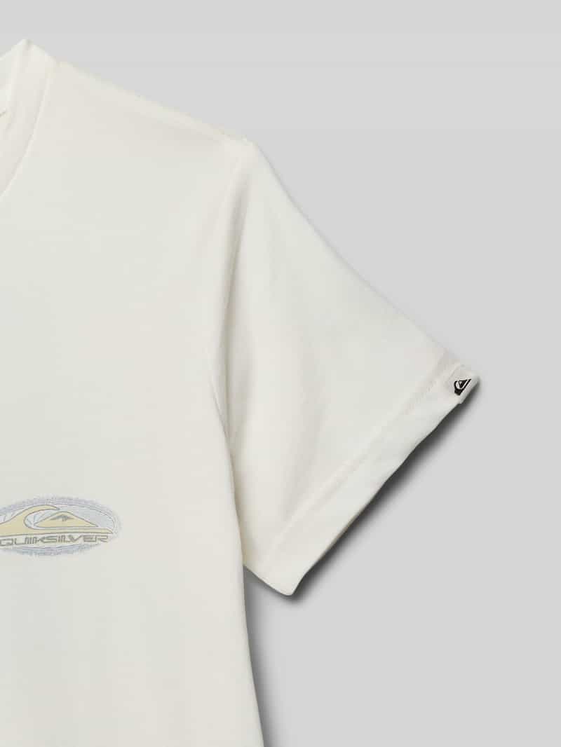 Quiksilver T-shirt met labelprint model 'EVO'