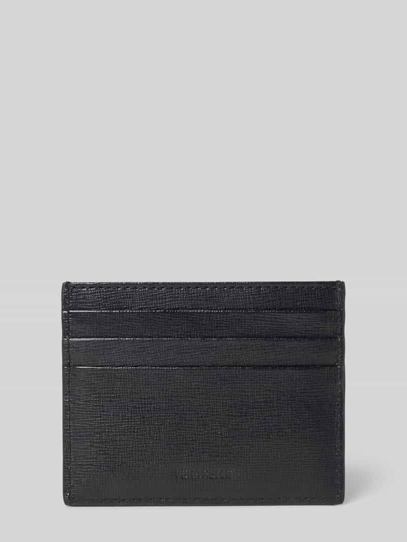 VALENTINO BAGS Pasjeshouder van echt leer met logo-applicatie