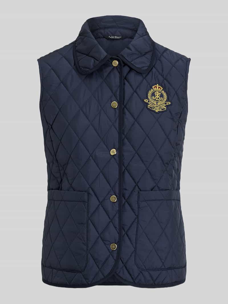 Regular fit Bodywarmer met platte kraag
