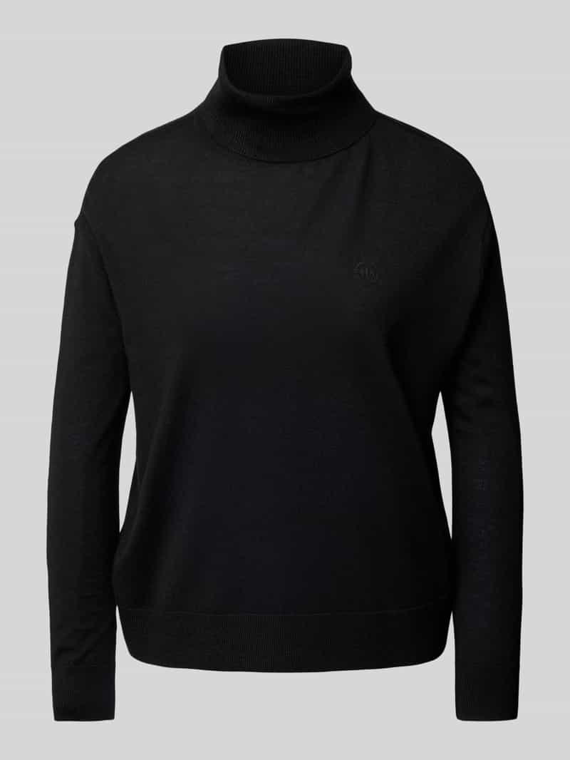 Armani Exchange Gebreide pullover met labeldetail