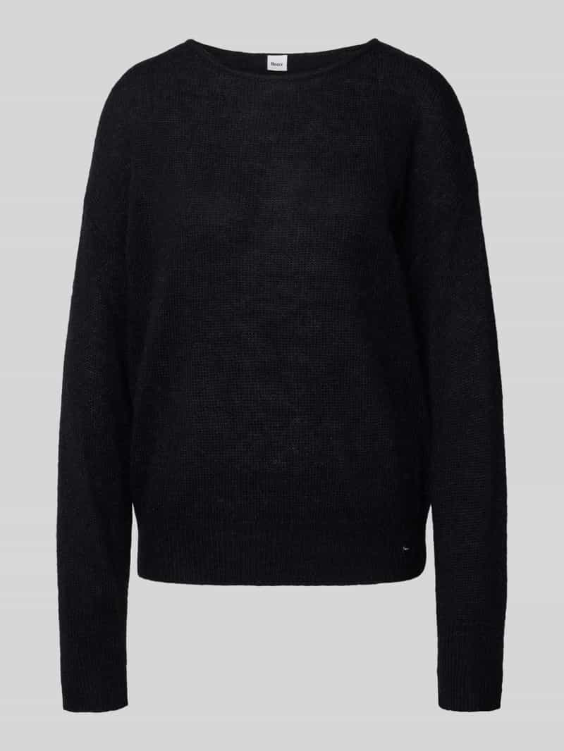 BRAX Gebreide pullover met ribboorden model 'LISA'