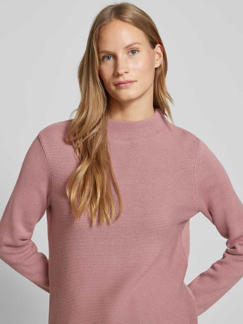 Marc O'Polo Slim fit gebreide pullover van hoogwaardig katoen met fijn averecht tricot