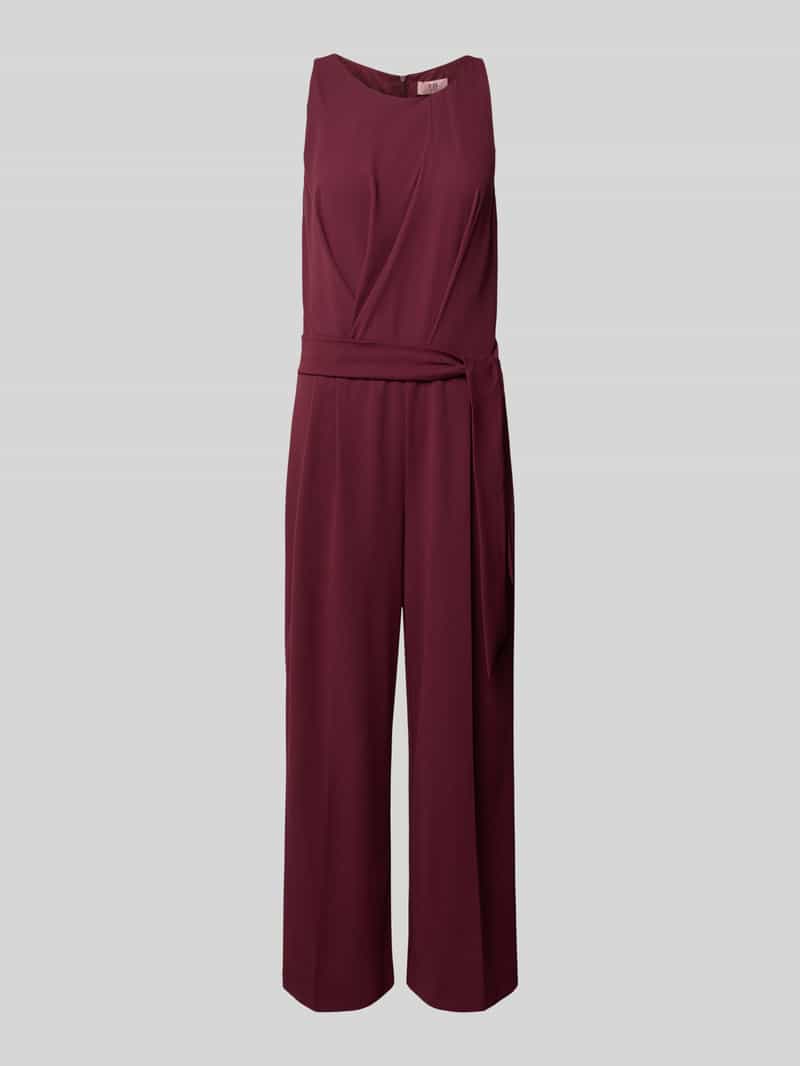 V.M. Jumpsuit met strikceintuur
