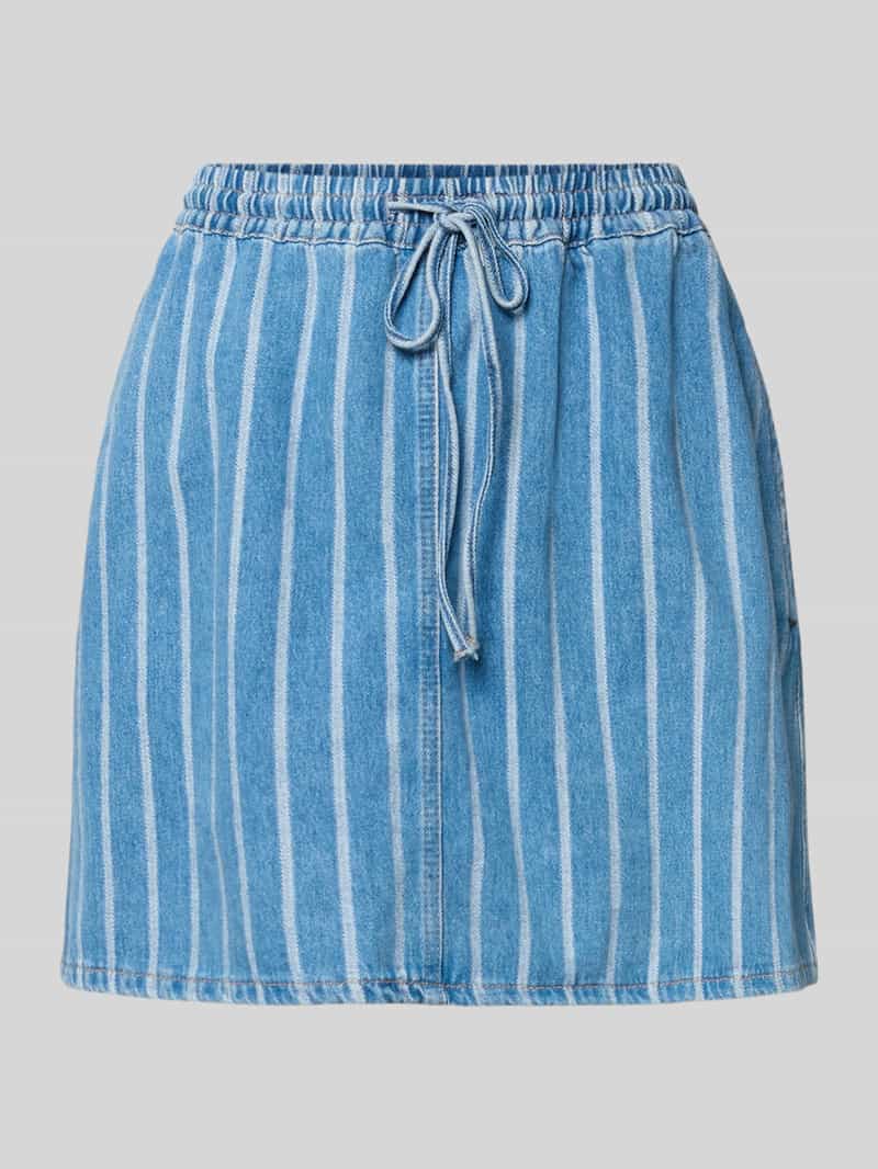 regular fit mini-rok van puur katoen
