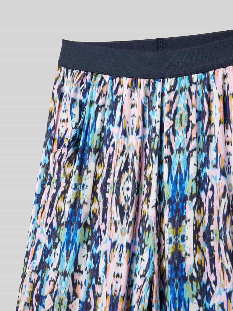s.Oliver RED LABEL Wijde broek van gesatineerde viscose