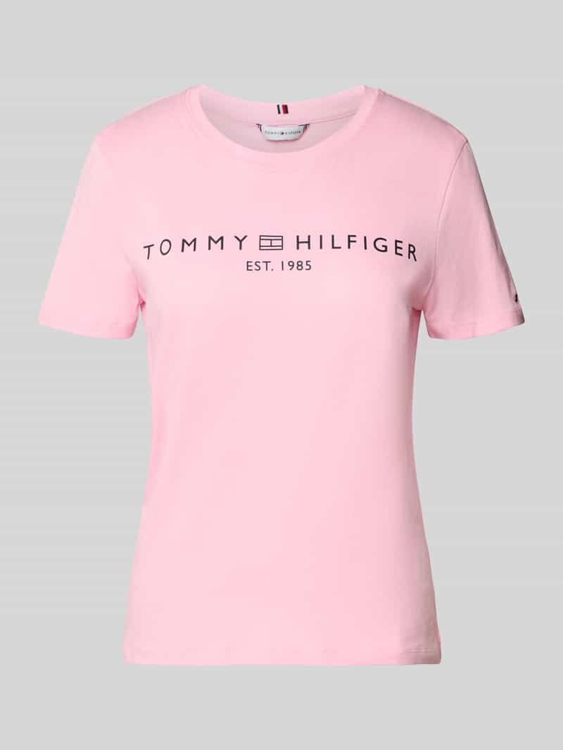 Tommy Hilfiger Regular fit T-shirt van puur katoen