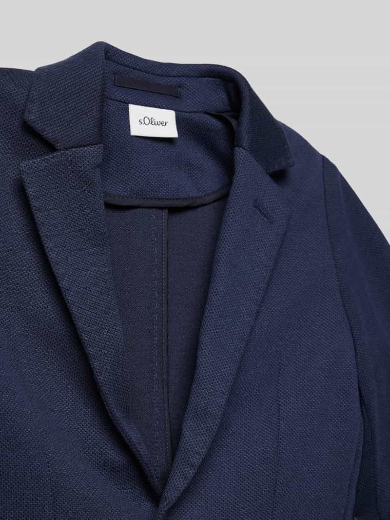 s.Oliver RED LABEL Regular fit colbert met reverskraag