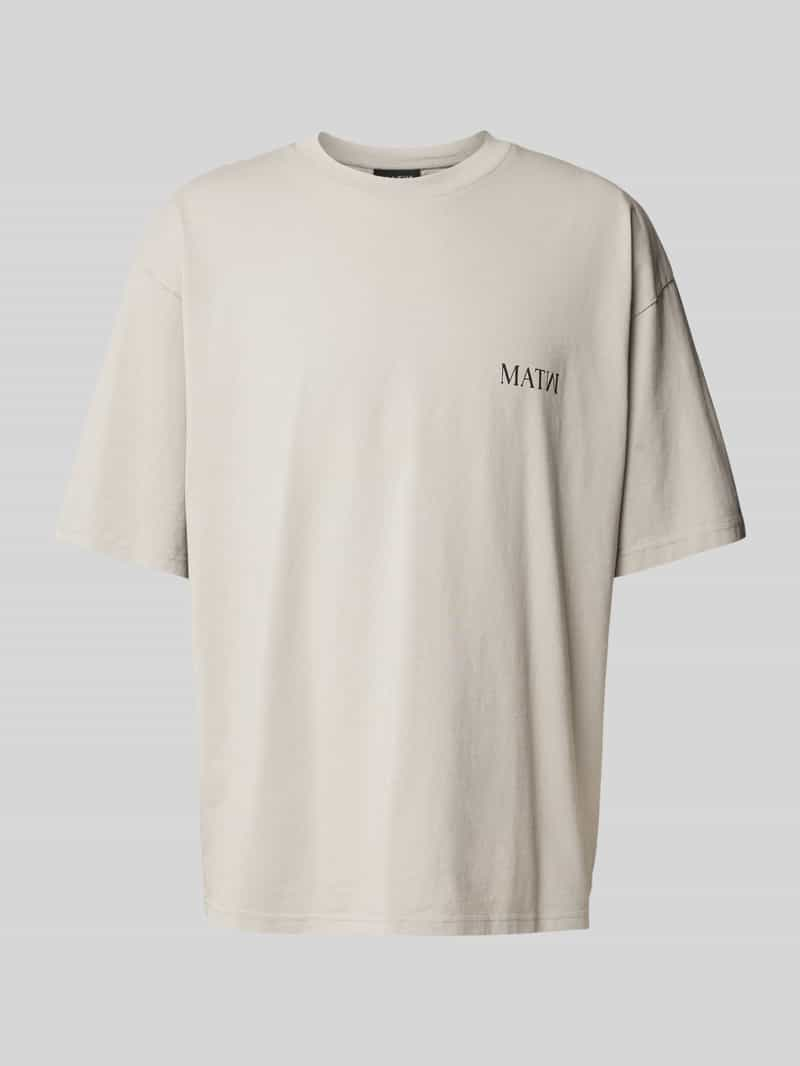 Review X MATW T-shirt met labelprint - MATW X Review