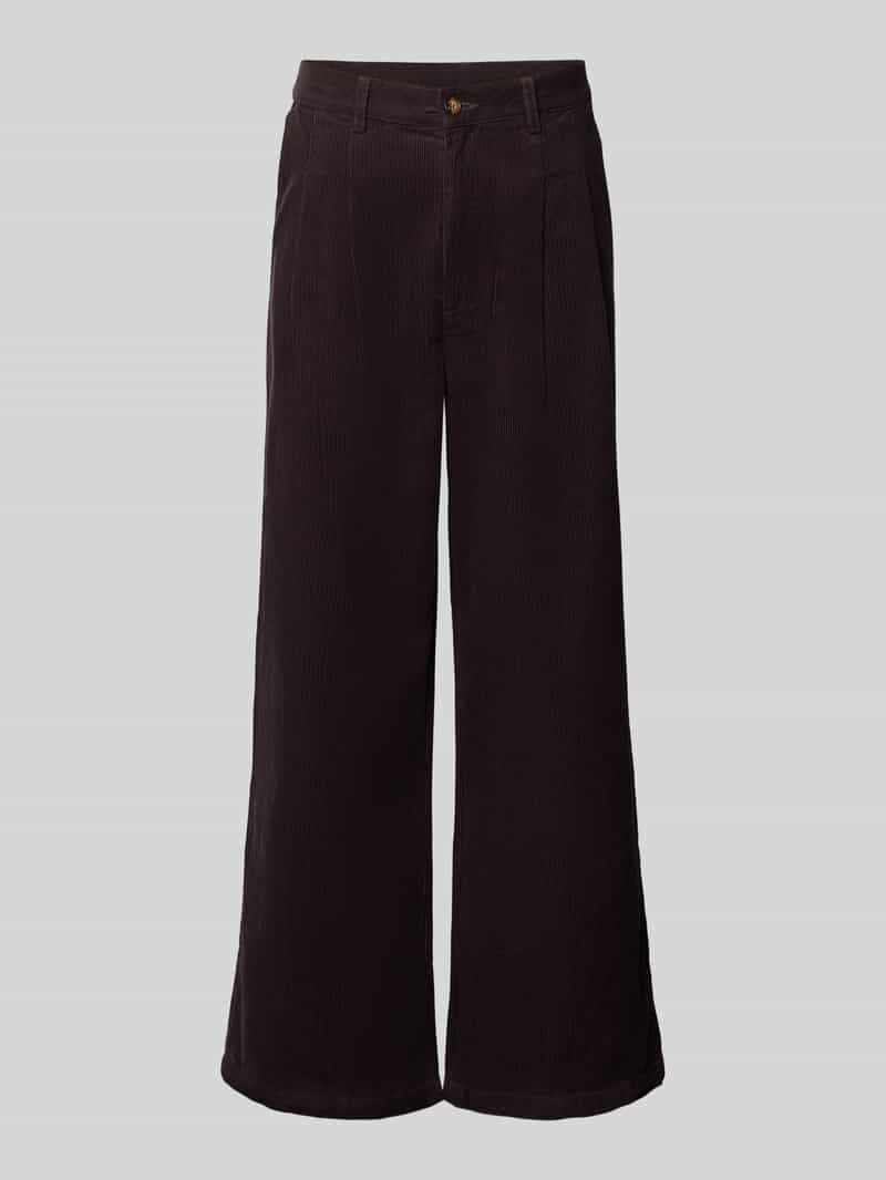 PROHIBITED flared cut corduroy broek met achterzakken model 'HERITAGE'