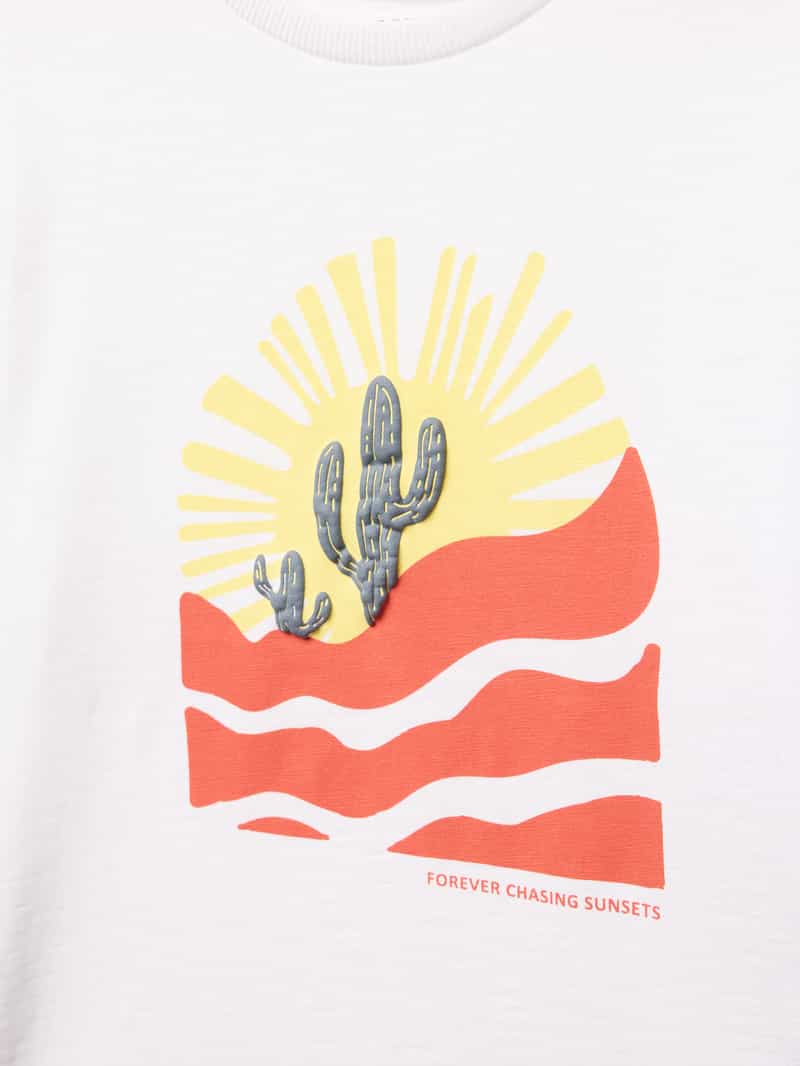 name it T-shirt met motiefprint model 'HALDUR'