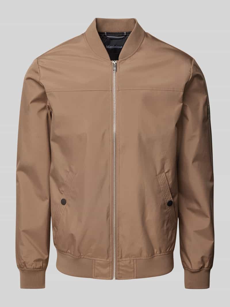 Matinique Blouson met ritssluiting model 'clay'