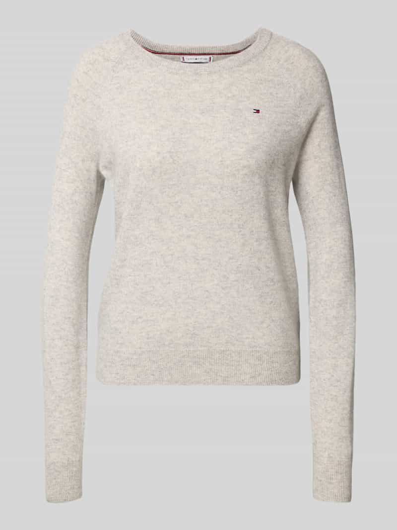 Tommy Hilfiger Regular fit gebreide pullover van een mix van wol en kasjmier