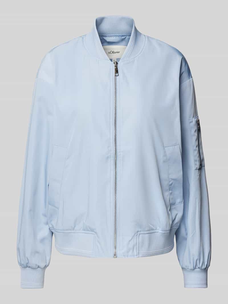 s.Oliver RED LABEL Relaxed fit blouson met ribboordjes