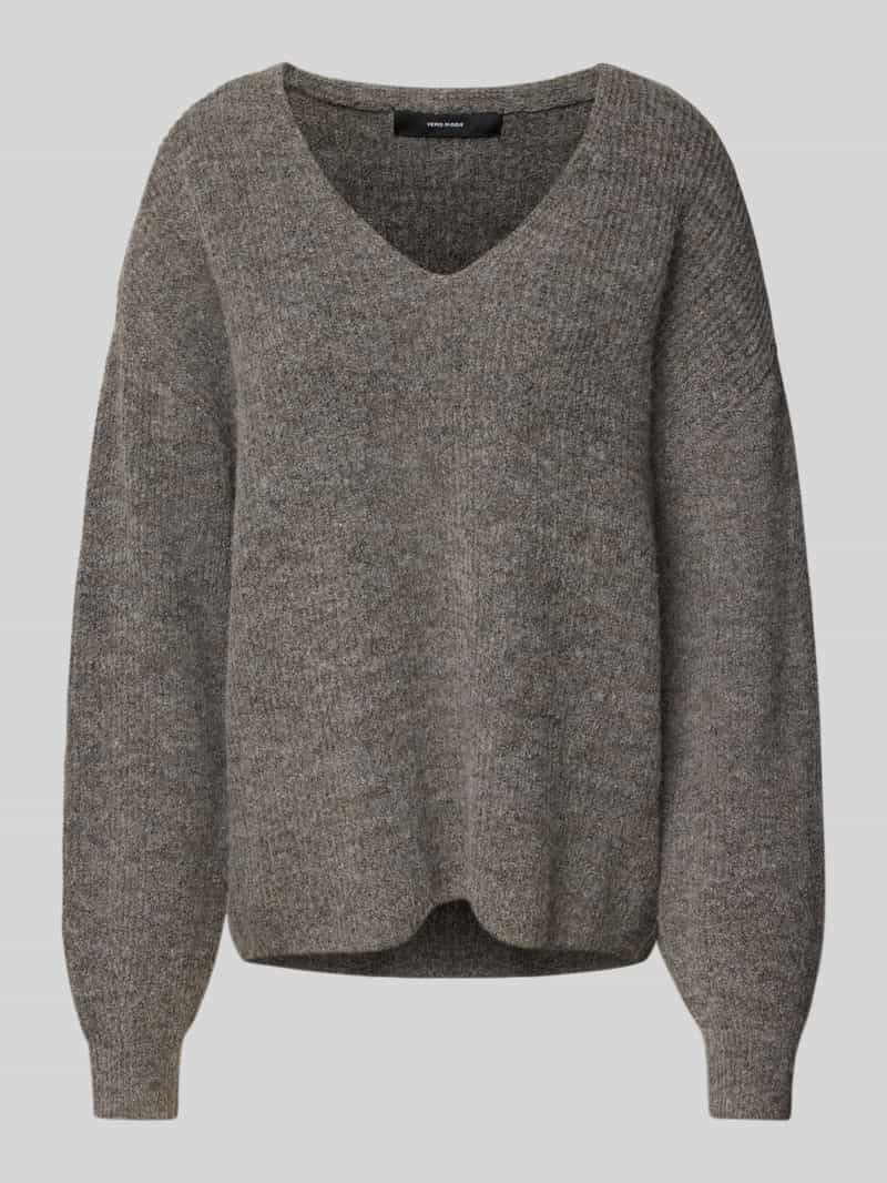 Vero Moda Loose fit gebreide pullover met wol, model 'DESMA'