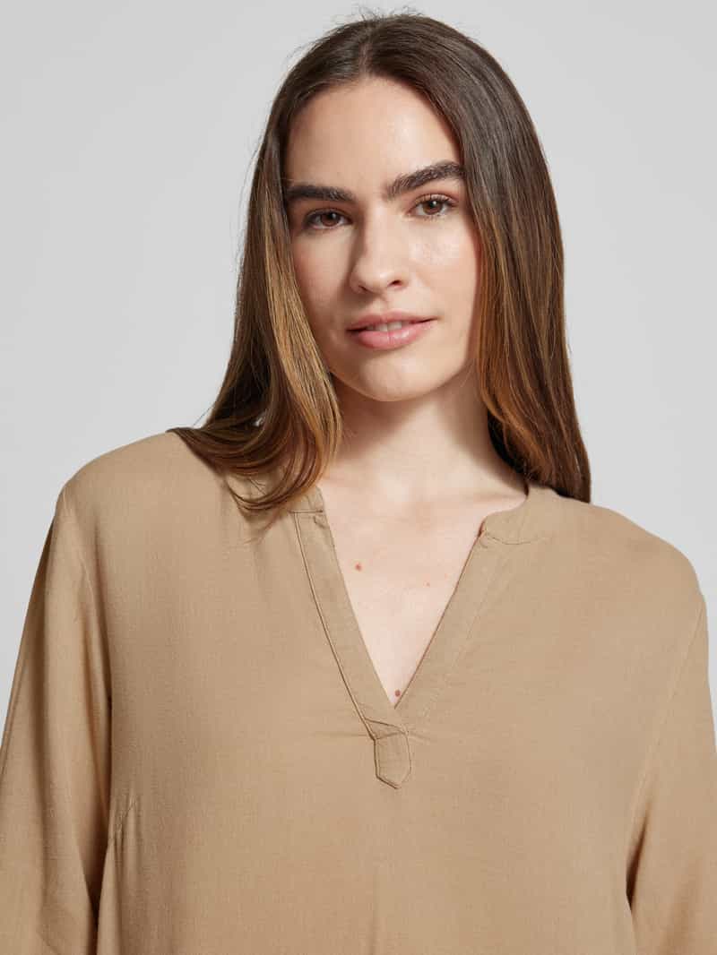 Kaffe Midi-jurk met steekzakken opzij model 'milia'