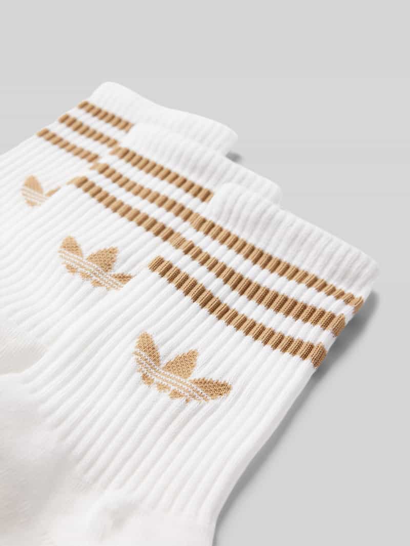 adidas Originals Sokken met labelprint in een set van 3 paar