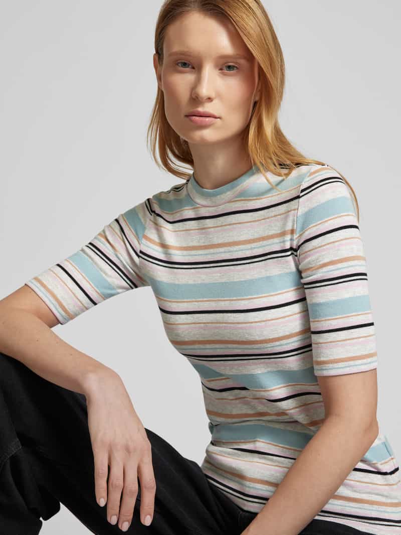 Tom Tailor Denim Slim fit sweatshirt van katoenmix