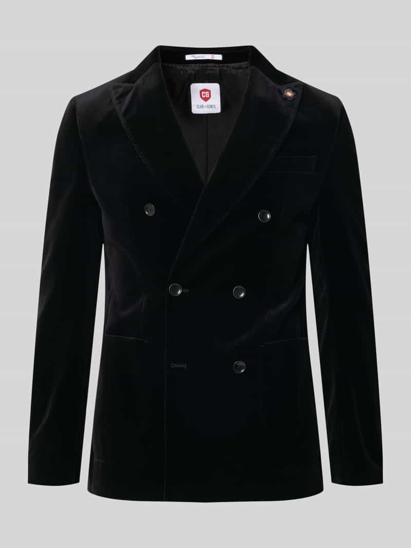 CG Club of Gents Slim fit colbert van fluweel model 'Phinix'