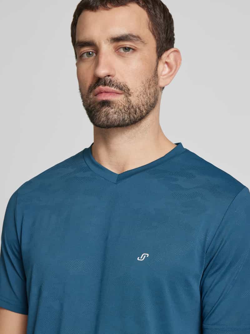 Joy T-shirt met labelprint model 'ARNO'
